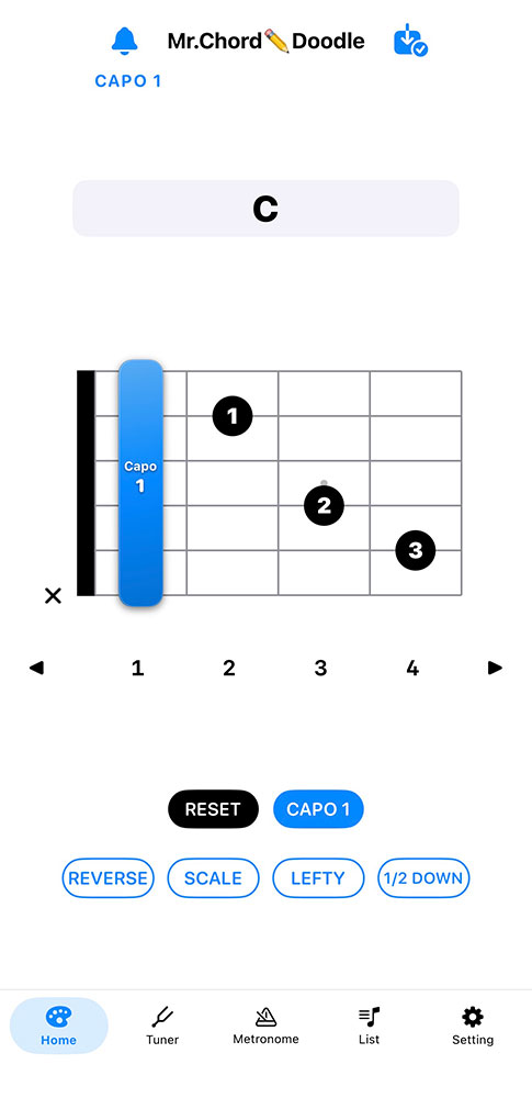 App  Guitar Mode