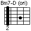 Bm7-D (original chord)