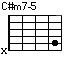 C#m7-5