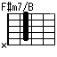 F#m7/B, F#m7onB